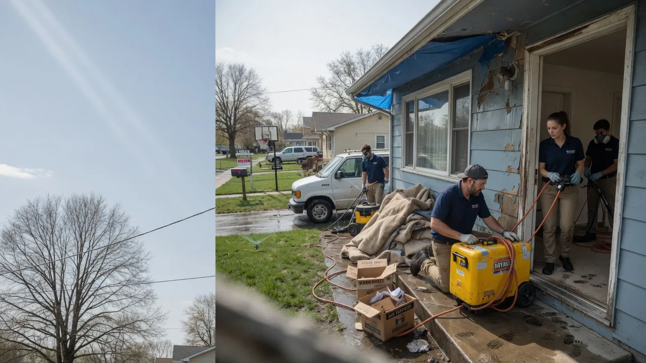 Basement Flood Cleanup in Alhambra, IL near me